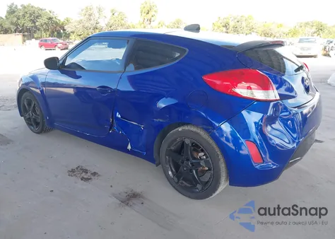2012 Hyundai Veloster Base W/Gray from USA, damaged, VIN KMHTC6AD2CU065076